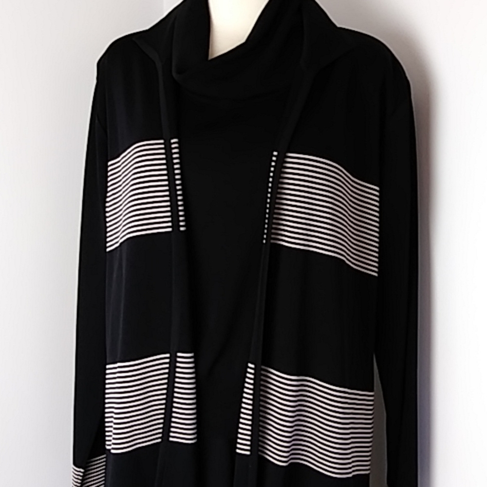 Exclusively Misook 3 piece Skirt, top and cardigan